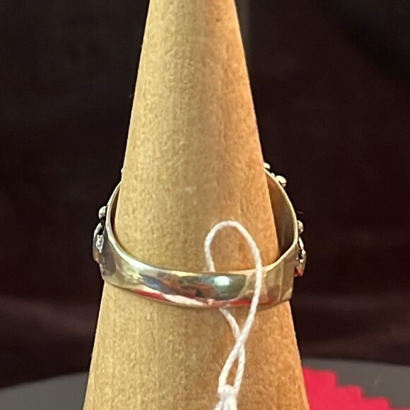 Gorgeous Faceted Artesian Crafted Labradorite Ring Sterling Silver Sz 8.5 - Picture 5 of 13